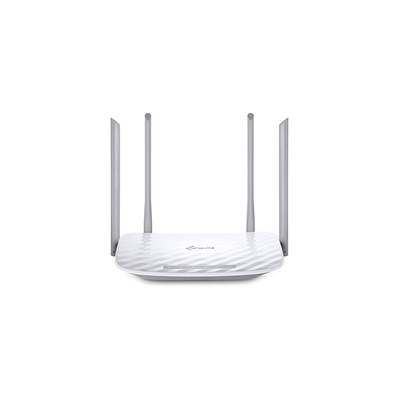 TP-LINK Router Inalámbrico doble banda AC, 2.4 GHz y 5 GHz Hasta 1200 Mbps, 4 antenas externas omnidireccional, 4 Puertos LAN 10/100 Mbps, 1 Puerto WAN 10/100 Mbps, Versión 4.2 MOD: ARCHERC50V4