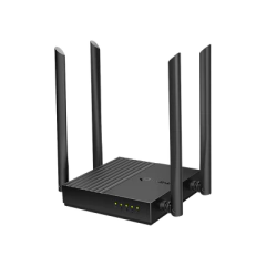 TP-LINK Router inalámbrico AC 1200 doble banda MU-MIMO, 1 puerto WAN 10/100/1000 Mbps Y 4 puertos LAN 10/100/1000 Mbps MOD: ARCHERC64