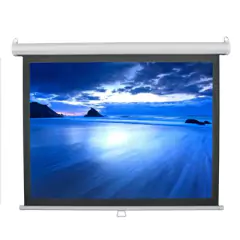 ART-MSB070070 ARTLIGHT Pantalla Manual Básica 1:1 70" x 70" - Compacta y Resistente para Presentaciones Profesionales