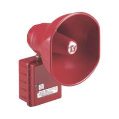 FEDERAL SIGNAL INDUSTRIAL Altavoz amplificado, 30w, supervisado, UL para Fuego, 24Vcc, rojo MOD: ASUP024