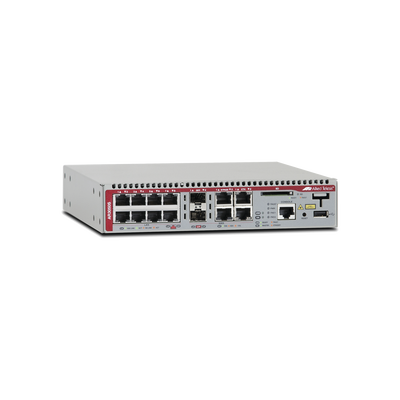ALLIED TELESIS Firewall de Nueva Generación, con 2 puertos WAN Gigabit Combo + 8 puertos LAN Gigabit MOD: AT-AR3050S-10