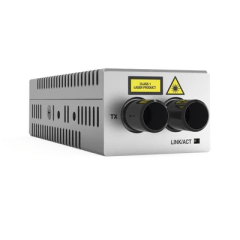ALLIED TELESIS Mini Convertidor de medios de cobre a fibra MultiModo de escritorio 1000TX a 1000SX conector ST AT-DMC1000-ST-00