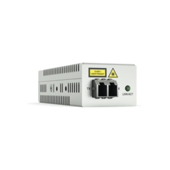 ALLIED TELESIS Convertidor de medios Gigabit Ethernet a Fibra Óptica Conector LC, Multimodo (MMF) MOD: AT-DMC1000-LC-00