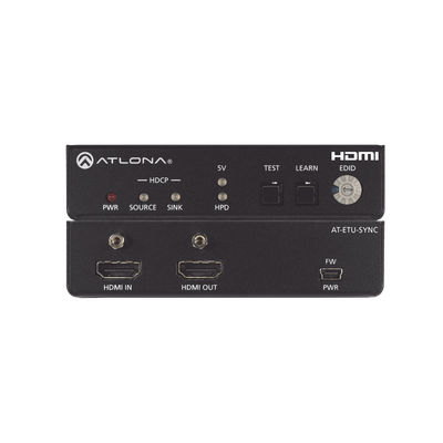 ATLONA ATLONA ULTRA HIGH DATA RATE SYNC CORRECTOR AND EDID MANAGER MOD: AT-ETU-SYNC