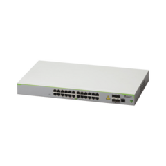 ALLIED TELESIS Switch administrable 24 puertos 10/100 4 x 10/1000x SFP incluye fuente ATFS980M2810