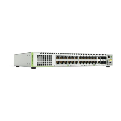ALLIED TELESIS Switch Stackeable Capa 3, 24 puertos 10/100/1000 Mbps + 2 puertos SFP Combo + 2 puertos SFP+ 10 G Stacking MOD: AT-GS924-MX-10