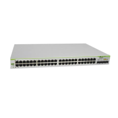 ALLIED TELESIS Switch Gigabit WebSmart de 48 puertos 10/100/1000 Mbps (4 x Combo) + 4 puertos gigabit SFP Combo MOD: AT-GS950/48-10