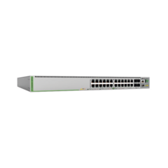 ALLIED TELESIS Switch L3, Stack, 20 puertos 1G POE+, 4 MultiGigabit POE+, 4 puertos SFP+, PSU FIJA MOD: AT-GS980MX/28PSM-10