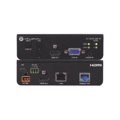 ATLONA HDMI (2 INPUT) PLUS VGA SWITCHER ; CONTROL ; AND HDBASET OUTPUT (100 M) MOD: AT-HDVS-200-TX
