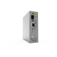 ALLIED TELESIS Convertidor de medios industrial PoE+ de 10/100/1000 RJ45 Gigabit - 100X/1000X SFP MOD: AT-IMC2000TP/SP-980
