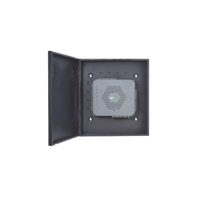 ZKTECO Controlador de Acceso / 2 Puertas / PoE / NO requiere Software / Biometría Integrada / 5,000 Huellas / Incluye Fuente y Gabinete MOD: ATLAS260B