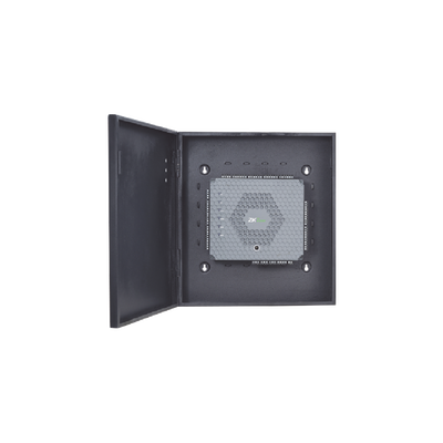 ZKTECO Controlador de Acceso / 4 Puertas / PoE / NO Requiere Software / Biometría Integrada / 5,000 Huellas / Incluye Fuente y Gabinete MOD: ATLAS460B