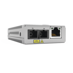 ALLIED TELESIS Convertidor de medios TAA (Federal) 10/100TX - 100FX/SC MultiModo, Multiregion PSU MOD: AT-MMC200/SC-960