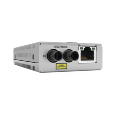 ALLIED TELESIS Convertidor de medios Fast Ethernet a fibra óptica, conector ST, monomodo (SMF), versión TAA (Trade Agreement Act) MOD: AT-MMC200LX/ST-TAA-60 - comprar en línea
