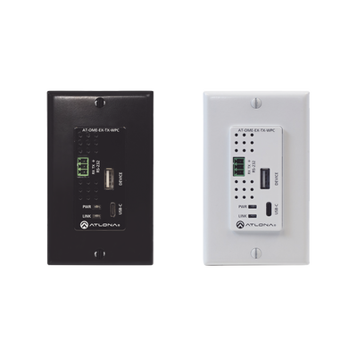 ATLONA OMEGA Transmisor de placa de pared para USB-C MOD: AT-OME-EX-TX-WPC