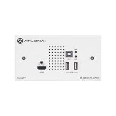 ATLONA ATLONA DUAL- GANG TX WALL PLATE WITH USB PASS THROUGH FOR EUROPE MOD: AT-OME-EX-TX-WP-E