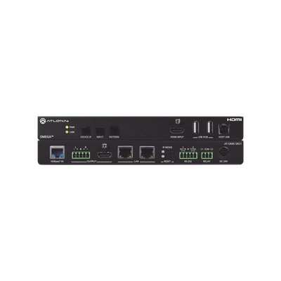 ATLONA OMEGA 4K/UHD HDMI OVER HDBASET RECEIVER W/SCALER ; ETHERNET ; RS232 ; AUDIO OUTPUT ; MOD: AT-OME-RX21