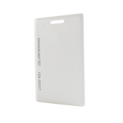 ROSSLARE SECURITY PRODUCTS Tarjeta de proximidad estándar, perforada (gruesa), fabricada con el PVC más resistente de la industria ATR-14