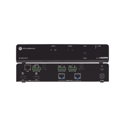 ATLONA 4K/UHD HDBASET HDMI 1 X 2 DISTRIBUTION AMPLIFIER MOD: AT-UHD-CAT-2