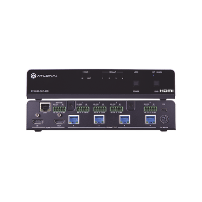 ATLONA 4K/UHD HDBASET HDMI 1 X 4 EXTENDED DISTANCE DISTRIBUTION AMPLIFIER MOD: AT-UHD-CAT-4ED