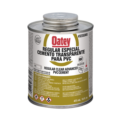 AMANCO-WAVIN Cemento Claro de 473 ml para Tubo Conduit PVC Pesado. ATUP16PE