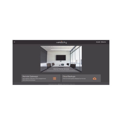 ATLONA VELOCITY PREMIER SERVICES, REMOTE GATEWAY TIER 3, ONE YEAR LICENSE FOR VGW-HW-20, VGW-SW MOD: AT-VPS-RG-T3