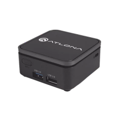 ATLONA Plataforma de presentación y colaboración inalámbrica para dispositivos iOS, Android, Mac, Chromebook y Windows / Hasta cuatro presentadores simultáneos / Sin necesidad de instalar una aplicación MOD: AT-WAVE-101