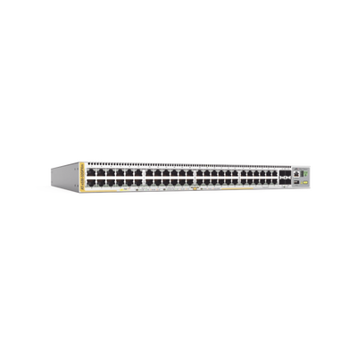 ALLIED TELESIS Switch L3 Stackable, 40x 10/100/1000-T PoE+ , 8x 100M/1G/2.5G/5G-T PoE+,4x SFP+, Fuente Redundante, 1 año de NCP MOD: AT-X530-52GPXM-B11