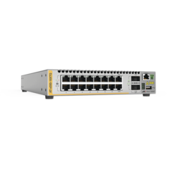 ALLIED TELESIS Switch Stackeable Inteligente 10 Gigabit Capa 3, 16 puertos 10 G BaseT + 2 puertos 40 G QSFP MOD: AT-X550-18XTQ-10