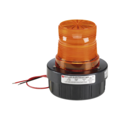 FEDERAL SIGNAL INDUSTRIAL Luz LED intermitente visual audible, UL y cUL, 24 Vcc, ámbar MOD: AV1LED024A