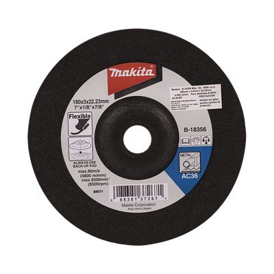 MAKITA Disco de desbaste de 4 1/2" MOD: B18297