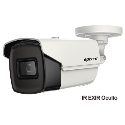 EPCOM PROFESSIONAL Bala TURBOHD 4K (8 Megapixeles) / Gran Angular 102º / Lente 2.8 mm / Exterior IP67 / IR EXIR 60 mts / dWDR MOD: B4K-TURBO-X