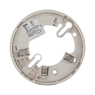 SYSTEM SENSOR Base de 4 Pulgadas / Para detectores Notifier, Farenhyt, Silent Knight y Fire-Lite / Color Marfil MOD: B501-IV
