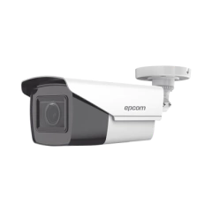 EPCOM PROFESSIONAL Bala TURBOHD 5 Megapixel / Lente Mot. 2.7 a 13.5 mm / 40 mts IR EXIR / dWDR / TVI-AHD-CVI-CVBS / Exterior IP67 / 12 Vcc / 24 VCA MOD: B50-TURBO-G2ZW