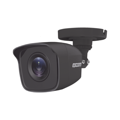 EPCOM PROFESSIONAL Bala TURBOHD 5 Megapíxel / Lente 2.8mm (85° de Visión) / Exterior IP66 / IR EXIR 20 mts / TVI-AHD-CVI-CVBS / Metal / Color Gris Oscuro B50-TURBO-G3B