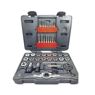 MAKITA Juego para Roscado Métrico, Tarrajas y Machuelos 75 piezas MOD: B65838