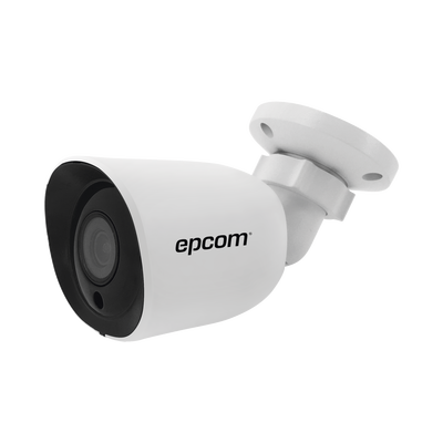 EPCOM Bala TURBOHD 2 Megapixel (1080p) / Lente fijo 2.8 mm / 25 mts IR Oculto / IP66 / Metal / 12 Vcc / 24 VCA / LARGAS DISTANCIAS / 4 Tecnologías MOD: B8-TURBO-DP