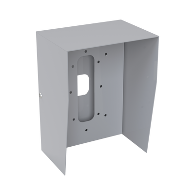 EPCOM INDUSTRIAL Cubierta Industrial para montaje de Porteros IP Fanvil y Grandstream, pintura electrostática color gris. MOD: BASEINT