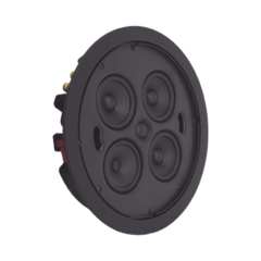 CURRENT AUDIO Altavoz delgado de 3 vías para empotrar en el techo tres woofers de 3 ", un altavoz de medios de 3" y (1) tweeter de cúpula de seda de 20 mm MOD: BCS3SDMG