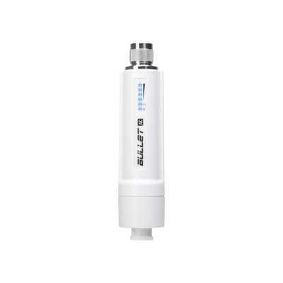 UBIQUITI NETWORKS Radio Doble Banda Bullet airMAX AC hasta 160 Mbps en 2.4 GHz (2412-2472 MHz) o 300 Mbps en 5 GHz (5150-5875 MHz) MOD: B-DB-AC