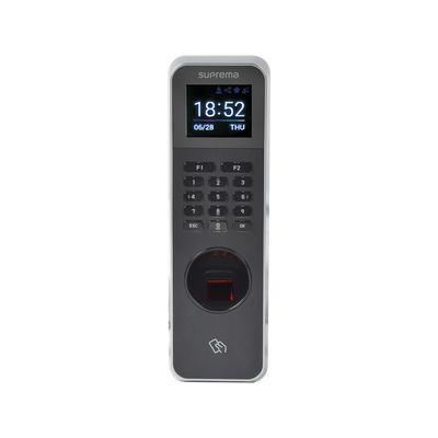 SUPREMA Lector de Huella IP67 Con Teclado y Lector de Tarjetas RFIDNFC y (125kHz EM, HID Prox &13.56Mhz MIFARE, MIFARE Plus, DESFire/EV1, FeliCa, iCLASS SE/SR),NFC y BLUETOOTH BLN2-OAB