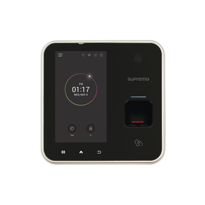 SUPREMA BioStation A2 Lector de Huella con Teclado Touch / WIFI / PoE y Lector 13.56MHz iClass SE BSA2OIPW