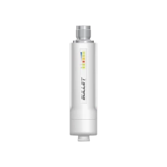 UBIQUITI NETWORKS Radio airMAX Bullet-M2HP, hasta 100 Mbps, frecuencia de 2 GHz (2412 - 2472 GHz), No incluye adaptador PoE MOD: BULLETM2-HP