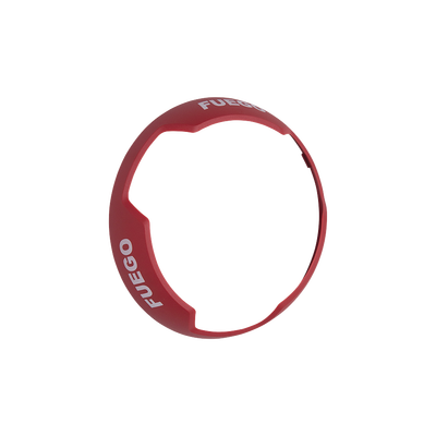 SYSTEM SENSOR Bisel para Sirenas, Estrobos y Sirenas-Estrobos de Montaje en Techo / Color Rojo / Texto en Español / Paquete con 5 Piezas MOD: BZRC-SP