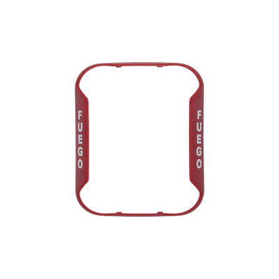 SYSTEM SENSOR Bisel para Sirenas, Estrobos y Sirenas-Estrobos de Montaje en pared / Color Rojo / Texto en Español / Paquete con 5 Piezas MOD: BZR-SP