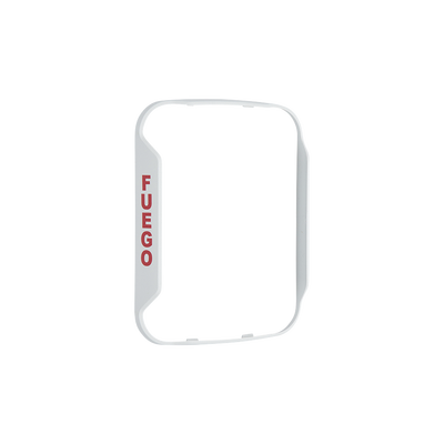 SYSTEM SENSOR Bisel para Bocinas y Bocinas-Estrobos de Montaje en Pared / Color Blanco / Texto en Español / Paquete con 5 Piezas BZSPW-SP