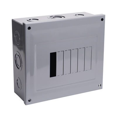 CHINT Centro de Carga para Sobreponer, 06 Polos, 60 A, 1 Fase 3 Hilos, 120/240 V AC, 60Hz MOD: C2Q06S