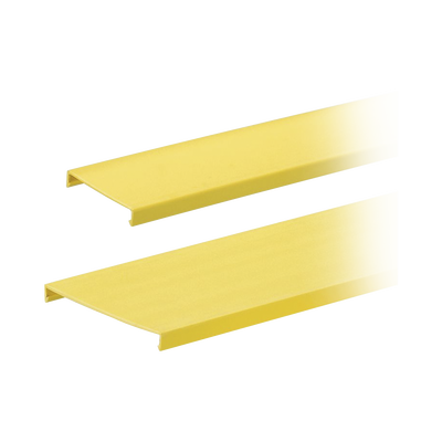 PANDUIT Tapa para Canaleta Ranurada, de 4 in de Ancho, 1828.8 mm de Largo, Color Amarillo MOD: C4YL6