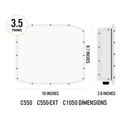 OPTEX Radar SpotterRF para una cobertura de 1050 metros MOD: C550C-EXT