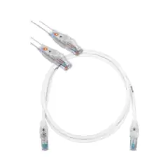 BELDEN C6T1109015 Patch Cord CAT6 UTP Azul 15 pies - Par Pegado Belden - Cordon Traceable
